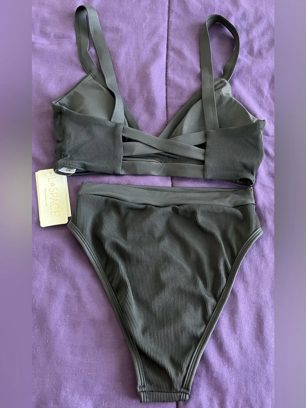 L*Space Bikini Set Vera Bikini Top & Frenchi Bitsy Bikini Bottoms - Small/Medium
